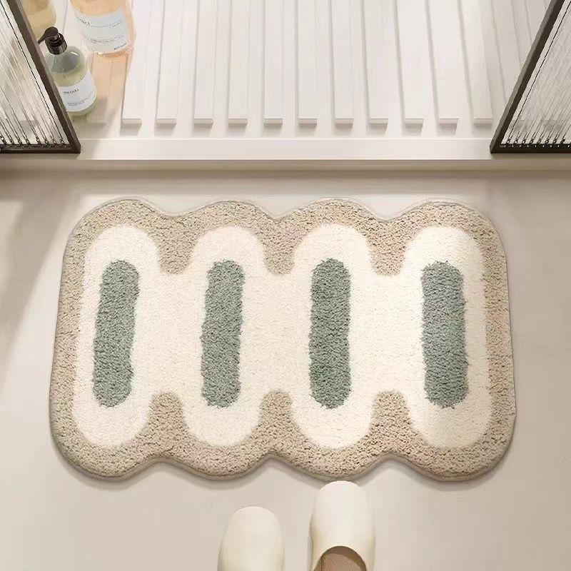 Bathroom Non-slip Floor Mat, Strong Absorbent Mat, Carpet, Door Foot Mat, Toilet, Bathroom, Toilet, Household Mat