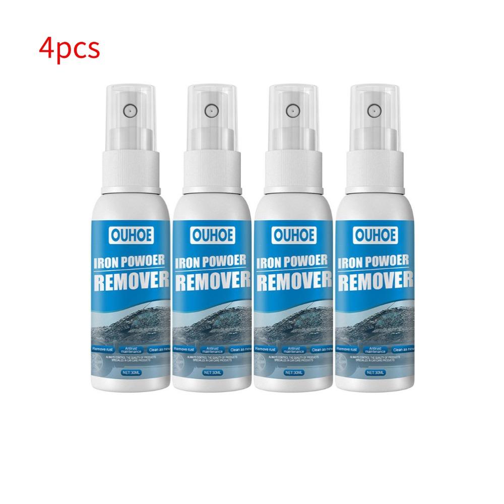 30/100ml Car Rust Remover Spray Metal Paint Cleaner Car Maintenance Iron Cleaning Car Spray Rust Powder Remover Car Accessories