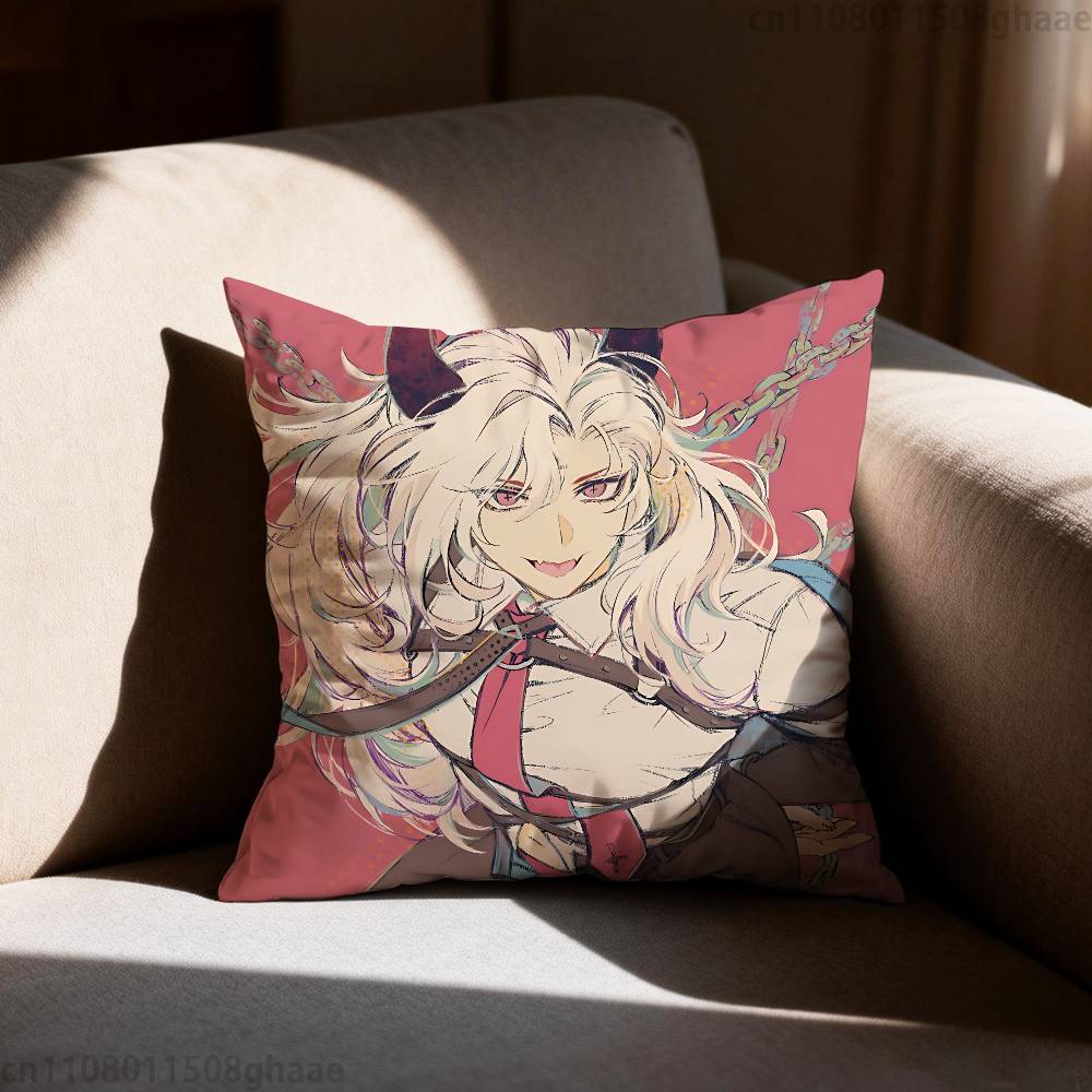 What In HELL Is Bad  Pillow Case Anti-dustmite Pillowcase Invisible Zipper Silky Short Plush Sofa Cushion Cover