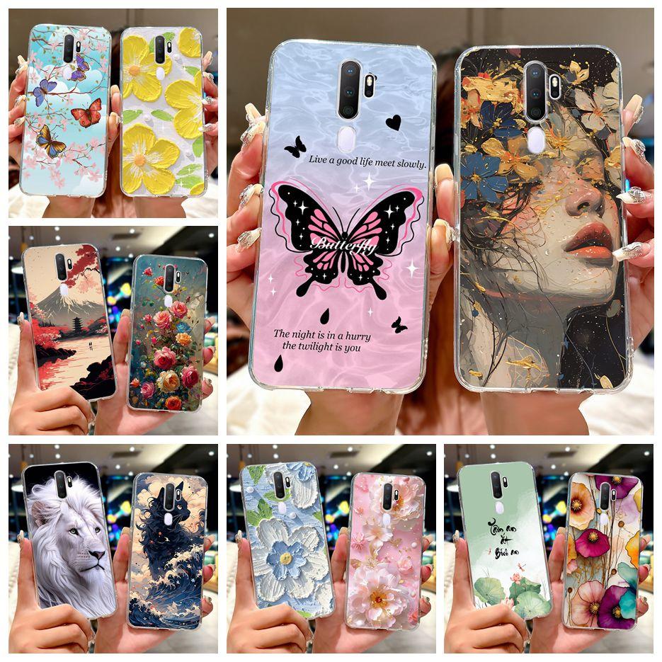 For Oppo A9 2020 Case Oppo A11x New Luxury Painted Cover Shockproof Phone Case For Oppo A5 2020 A92020 OppoA11x Soft Fundas Bags