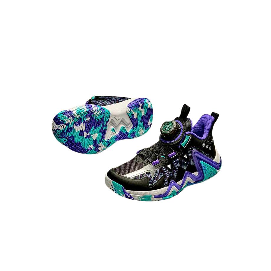 Anta Kids Reverse Scale Series Comfortable Fashion Casual Versatile Non-Slip Shock Absorbing Wear-Resistant Basketball Shoes Kids Sneakers 312439955-2
