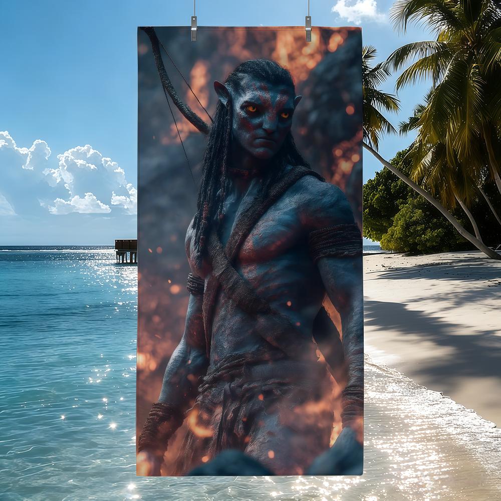 Film A-Avatar Cool Ručník Rychleschnoucí Plážové Ručníky Jsou Vhodné Pro Bazény Kempování Jógu A Posilovnu