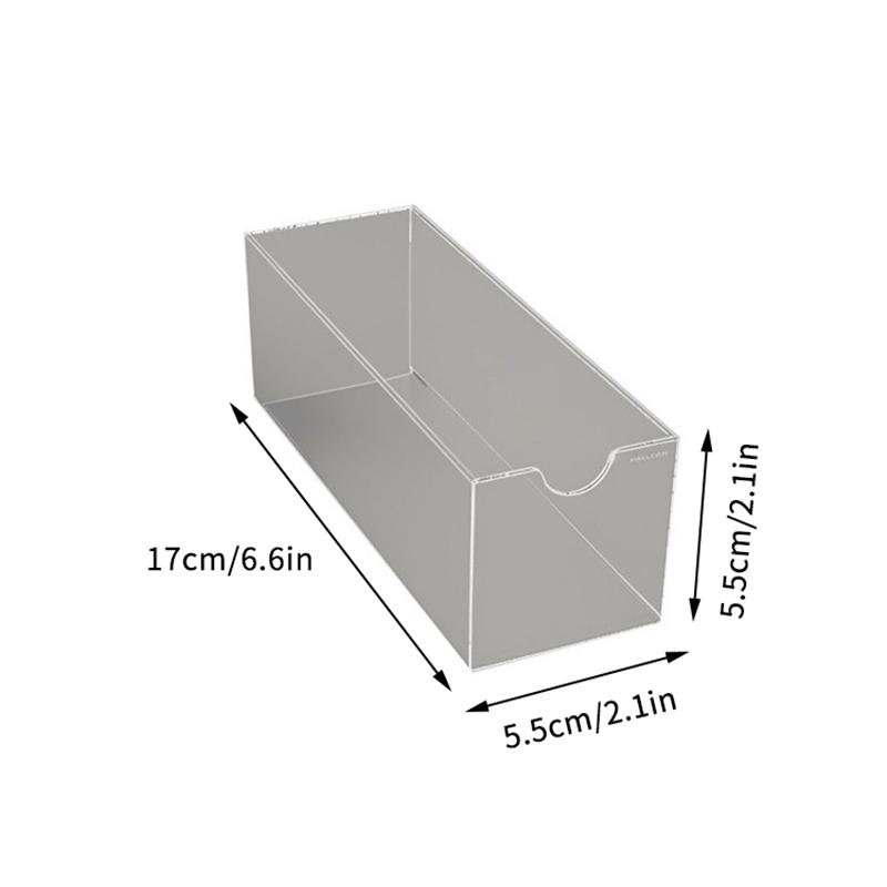 Pp Data Cable Organizer Case Charger Storage Box Transparent Desktop Storage Case Moisture-Proof Card Organizer Home Supplies