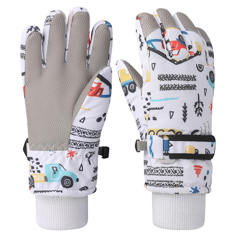 Tingbai Kids  Winter Waterproof Ski Gloves