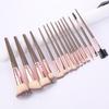 15-Piece Soft Bristle Makeup Brush Set: Powder, Blush, Foundation, Eyeshadow, Concealer, Eyebrow, Portable Kit