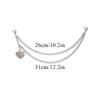 Multi-layer DIY Personality Bag Chain Decoration With Lobster Buckle Pentagram Pendant Clothing Chain Heart Star Bag Accessories