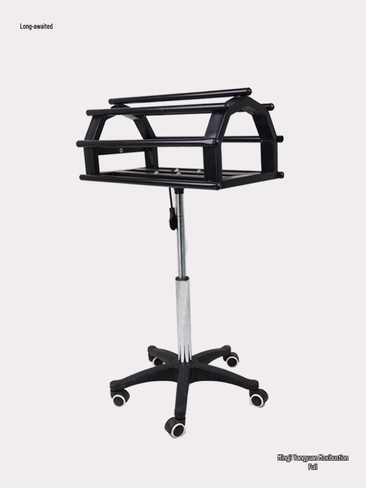 

Height-Adjustable Rotating Saddle Rack with 5 Wheels Other