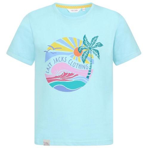 Lazy Jacks Girls Printed Cotton T-Shirt