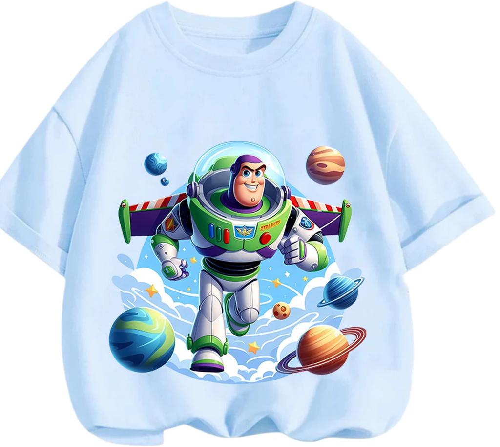 Summer Round Neck T Shirt Toy Story Classic Cartoon Print Casual Street Style Kids Boys Girls 3 14 Years