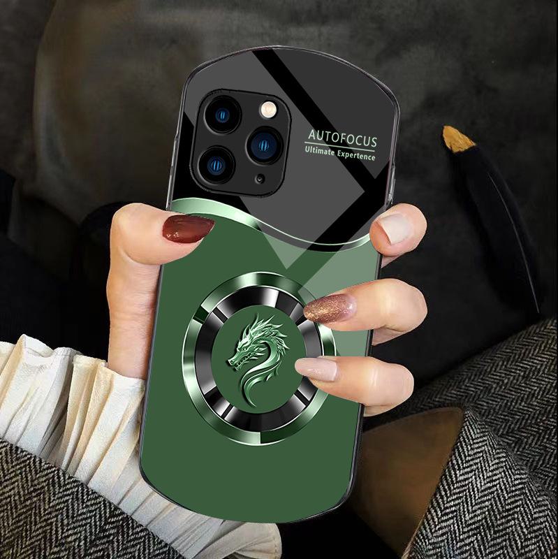 

Стеклянные корпуса Apple 13PROMAX, 14MAX, 8, 11, XR, XS с дизайном головы дракона доступны в нескольких цветах. Apple 12 ProMax