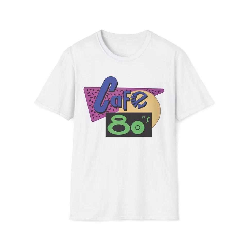 

Cafe 80 s Hill Valley T-Shirt | Back to the Future Unisex Softstyle Tee S