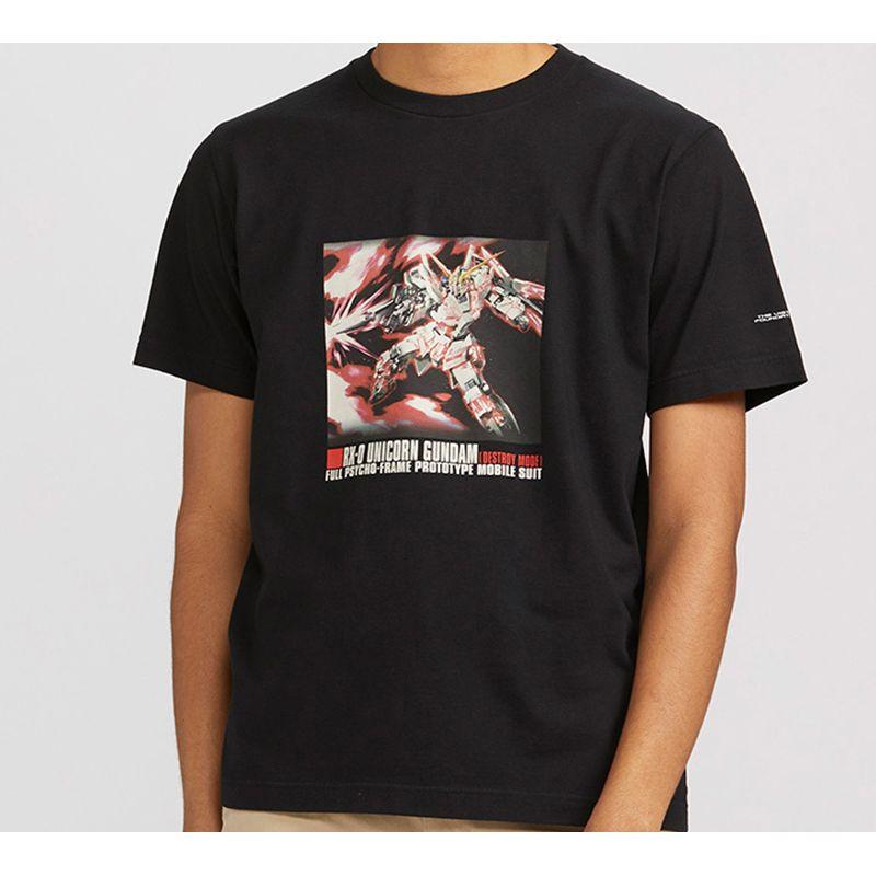 UNIQLO Gundam Print Casual Simple T-Shirt Unisex tops 427605-09