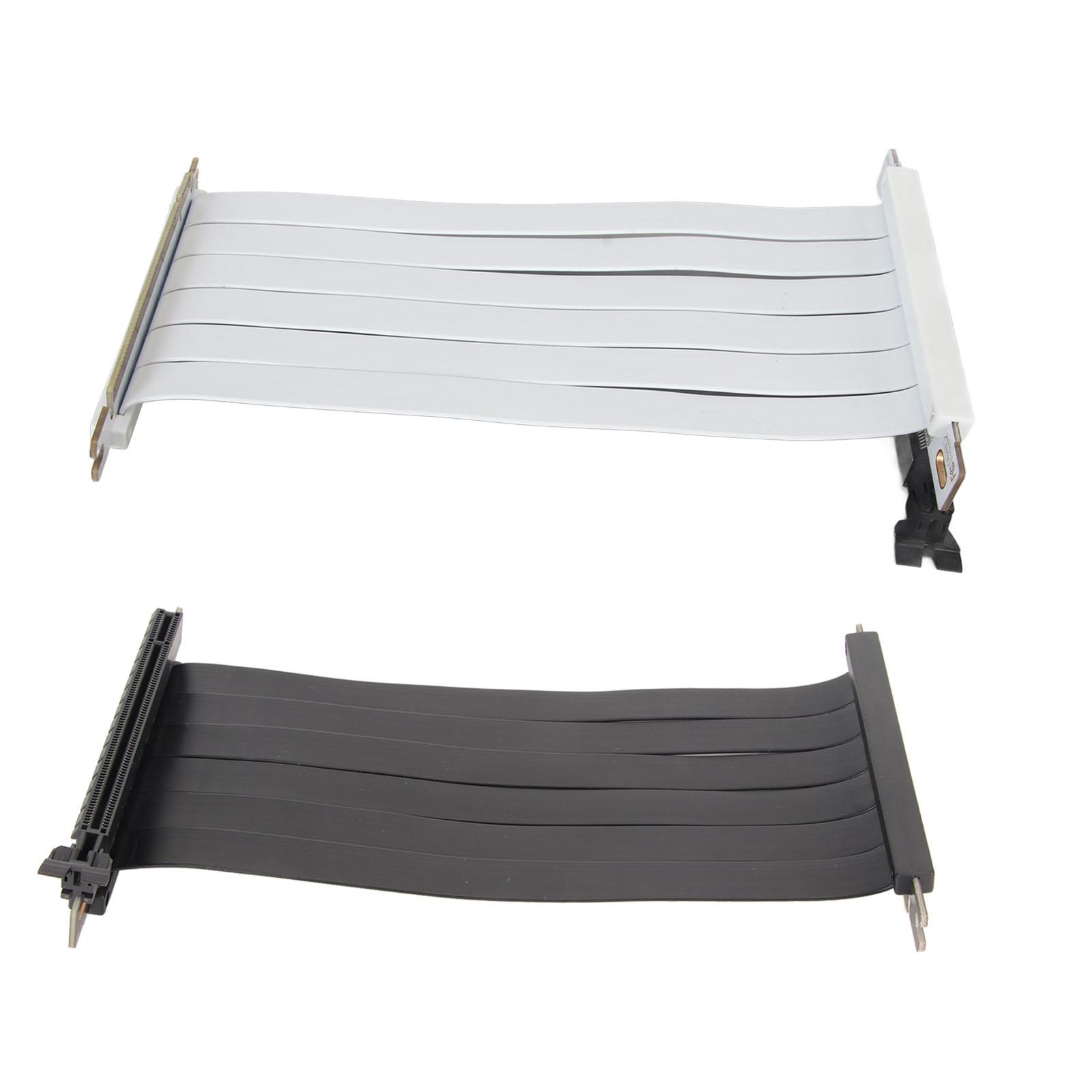 

PCIE 3.0 X16 Riser Cable 180-градусный высокоскоростной гибкий двойной обратный разъем графической карты графического процессора Exte