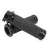 1 Pair 25mm Motocycle Handlebar Grips Black Comfortable Grasp Anodized Universal Rust Proof for Motorbike Bicycles