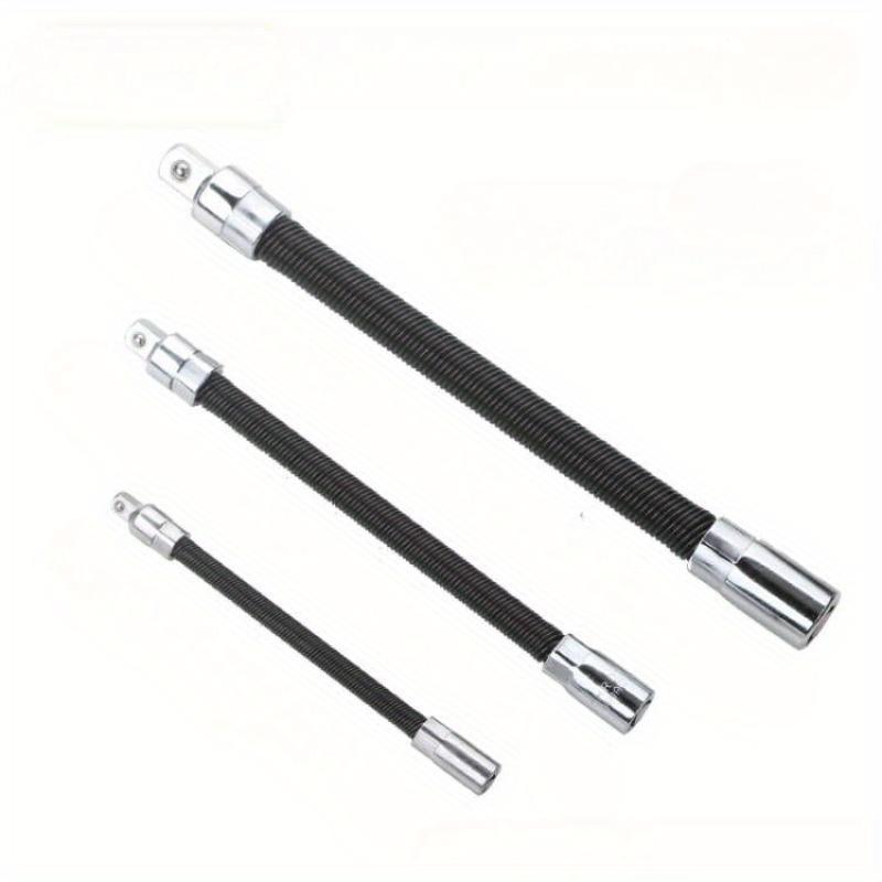 3Pcs/set Sleeve Extension Rod, Elastic Connecting Rod, Universal Connecting Rod, Bendable Soft Shaft, Force Rod, Bending Rod, Flying Connecting Rod