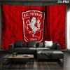 FC Twente Art Wall tapestry, aesthetic printed fabric blanket, suitable for bedroom, living room, and home decor.