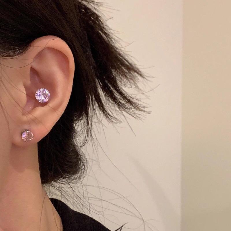 Super Sparkle Zirconia Sparkling Diamond Magnetic Ear Hook Ear Bar Clasp Earring Ear Hook Ear Pin Ear Sticker