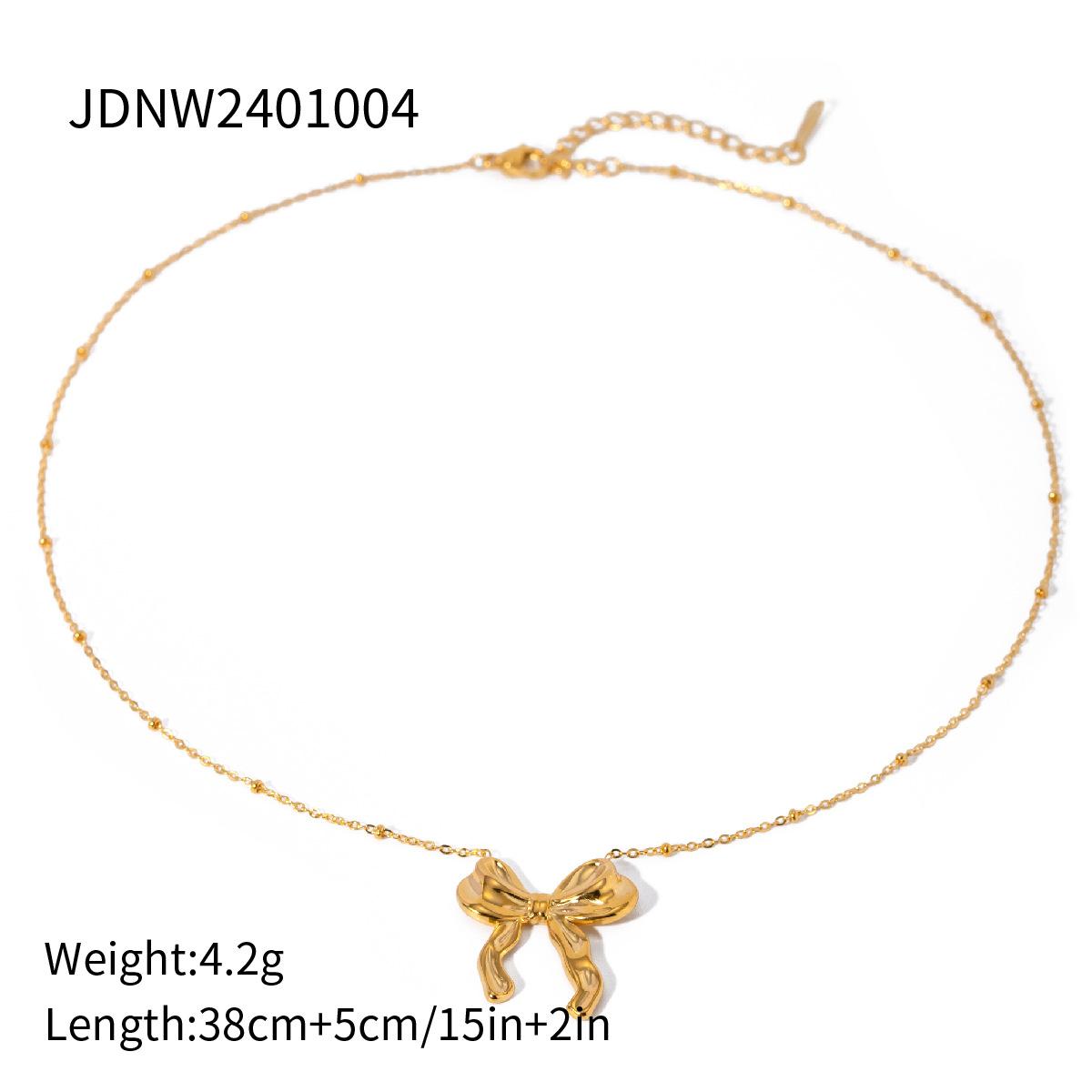 New INS Trend 18K Gold Stainless Steel Necklace White Ribbed Round Pendant Cuban Chain Necklaces More Size&Ins Style