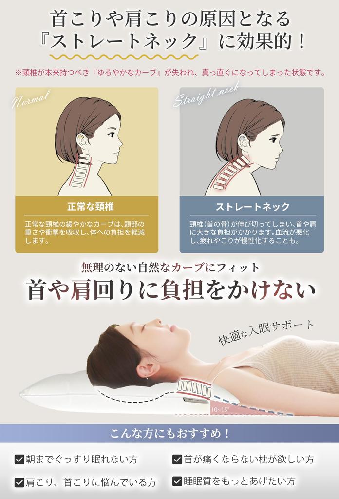 Thin, Low Pillow, 3cm Height Adjustable, Washable, Supports a Good Night's Sleep, 60x40cm, White (includes Two Gray Covers) [Made In Japan]