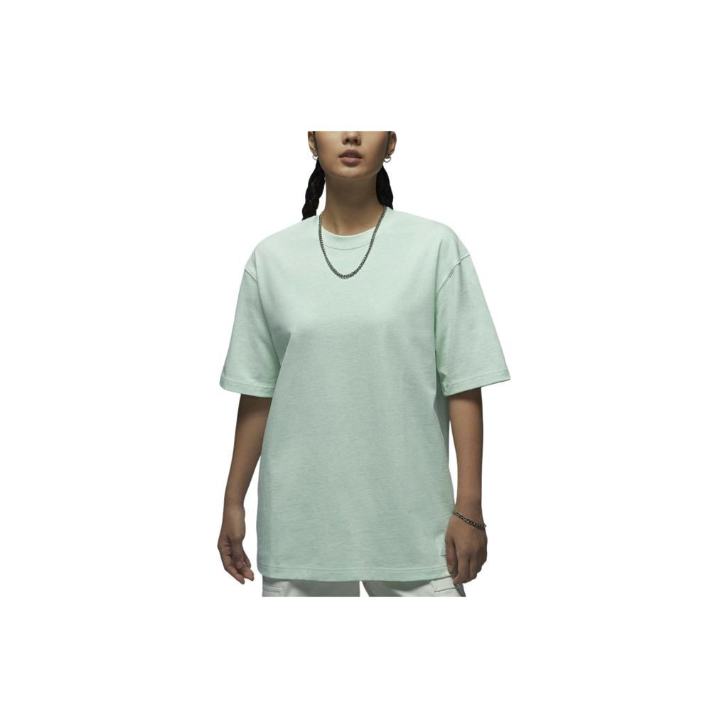 Jordan Loose Soft Comfortable Short Sleeve T-Shirt Women Tops Light-Green FN5384-394