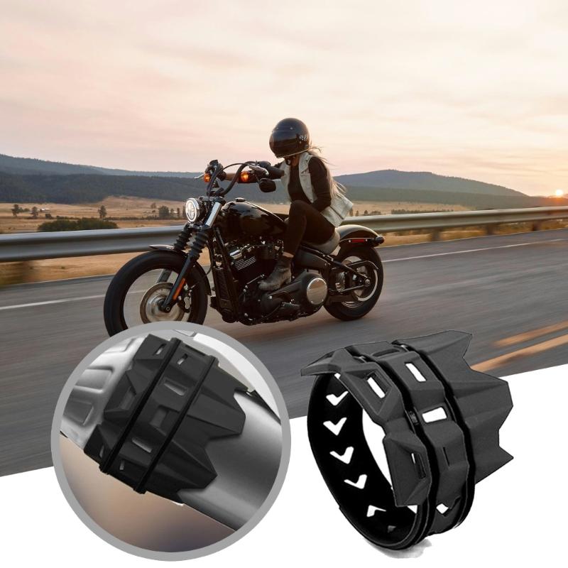Tailpipe Exhaust Heat Shield Rubber Cover Motocross Accessory Motorcycle Exhaust Protection Cover Guard for Dirt Bike