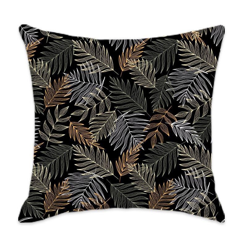 Home Pillow Floral Print Series Sofa Bedroom Leisure Pillow Floral Pattern