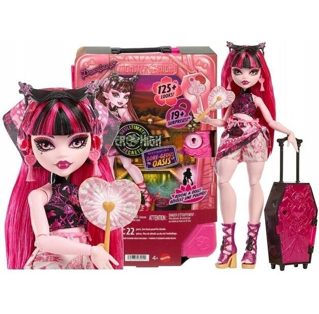 Mattel Monster High Doll Scary Secrets Series 7 Vacation Draculaura JDR50