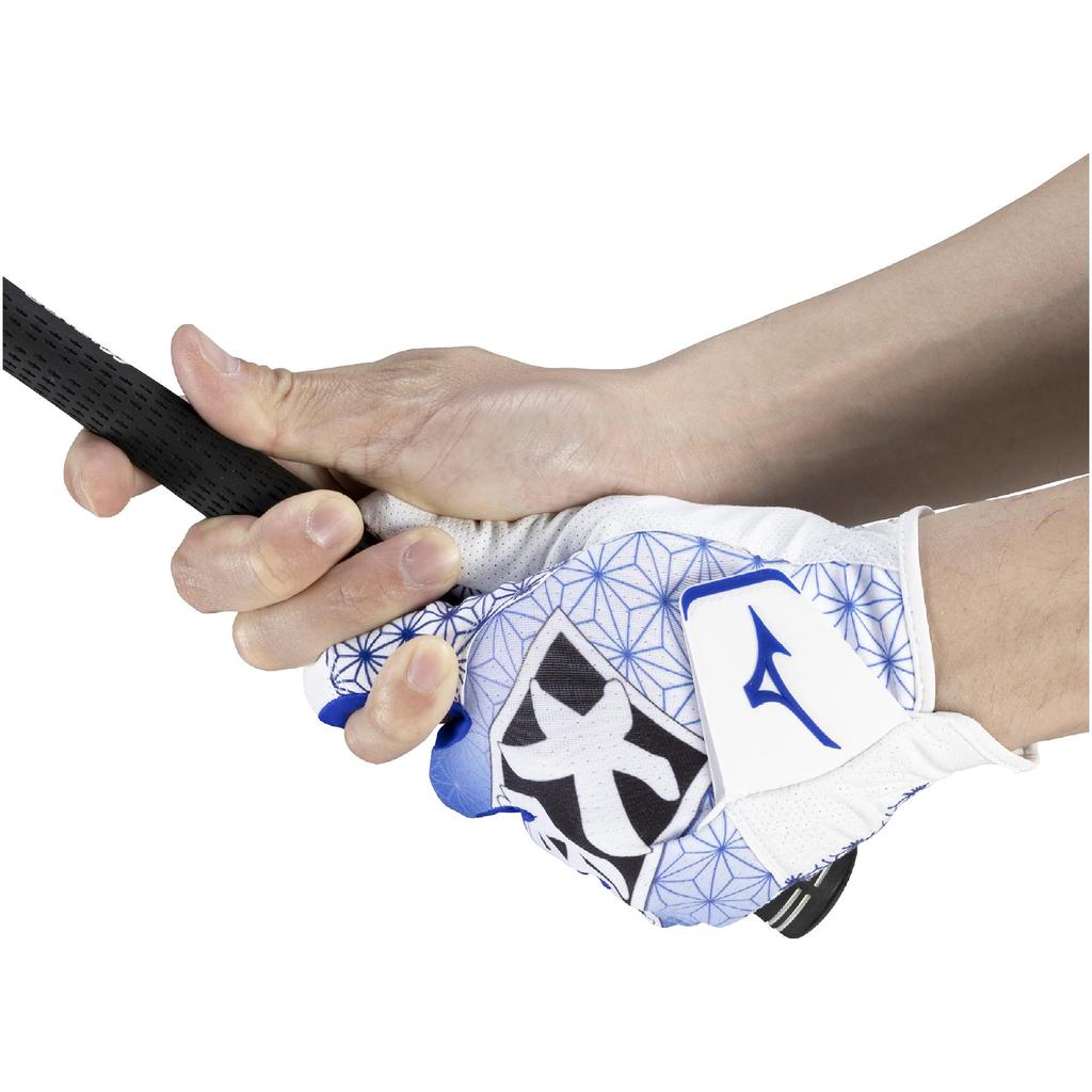 MIZUNO Golf Glove Cool Grip HAPPI COLLECTION Left Hand Blue 26cm 5MGML602 Men's