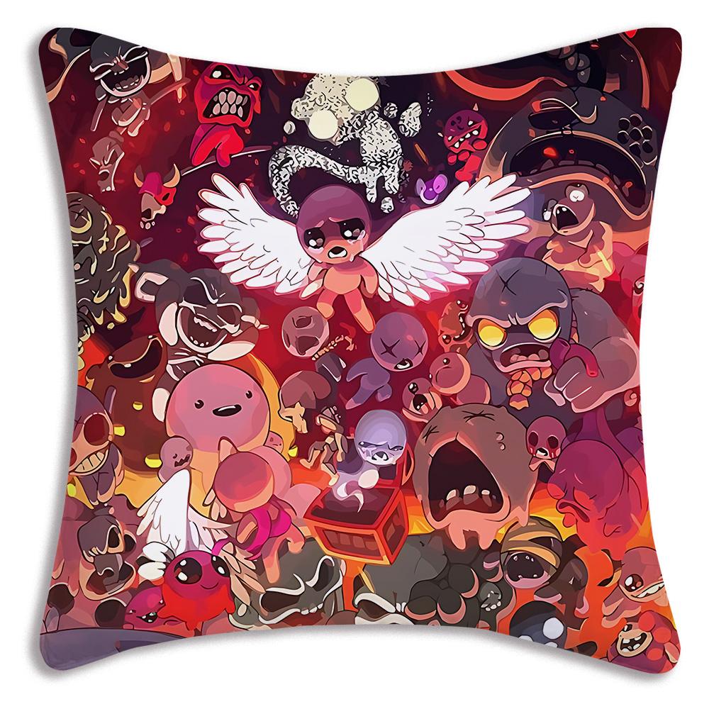 Cartoon The B-Bindings Of Isaac Pillow Covers Cartoon Sofa Decorative Home Double-sided Printing Short Plush Cute Cushion Cover