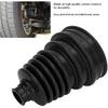 CV Boot Kit, Universal Silicone CV Axle Boot Dust Cover, Rubber, Ball Head Design, for Universal Vehicle, 1 dust Cover and Four Clamps (Black)