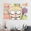 Colorful Anime Girl Tapestry Wall Hanging Blanket Tapestry Home Decor Items Wall Decorations