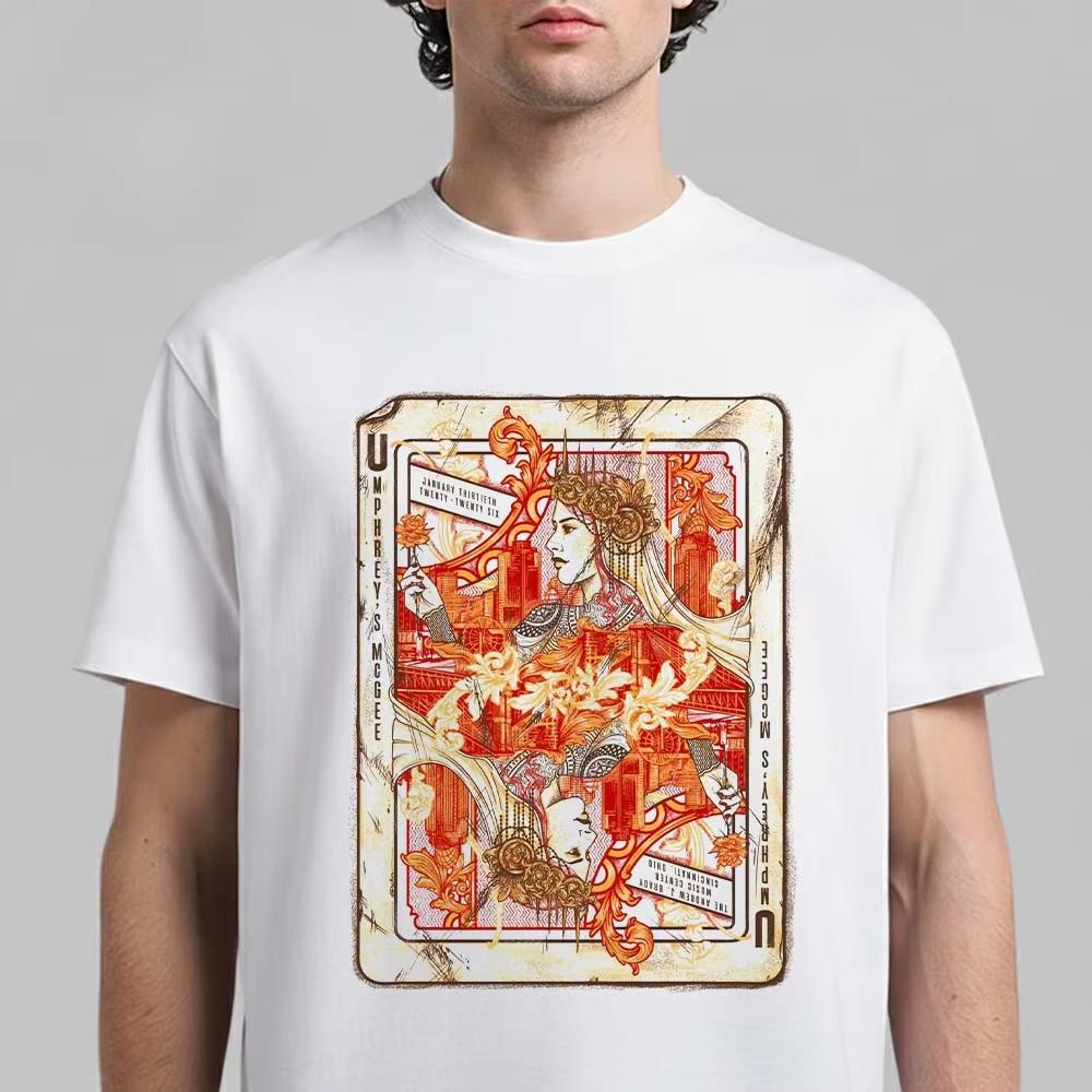 Umphreys Mcgee Chicago Tour Graphic Tee Psychedelic Rock Streetwear Casual Unisex Top For Unisex Unisex