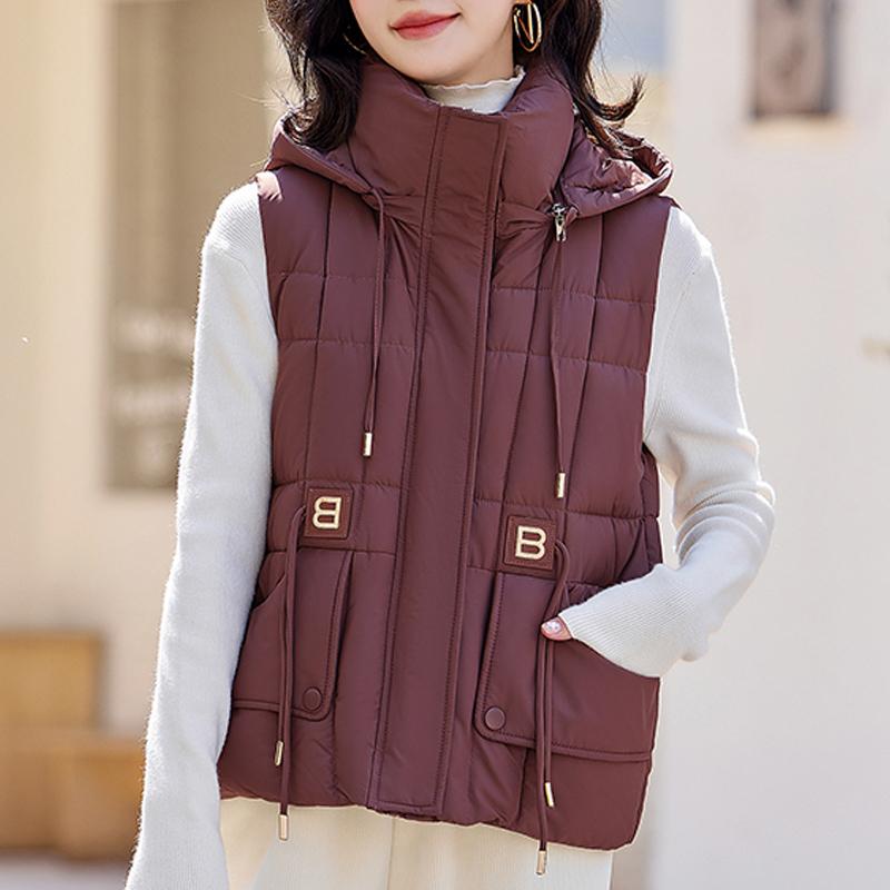 

Зимняя безрукавка парка женская верхняя одежда мода толстые теплые женские куртки 3XL