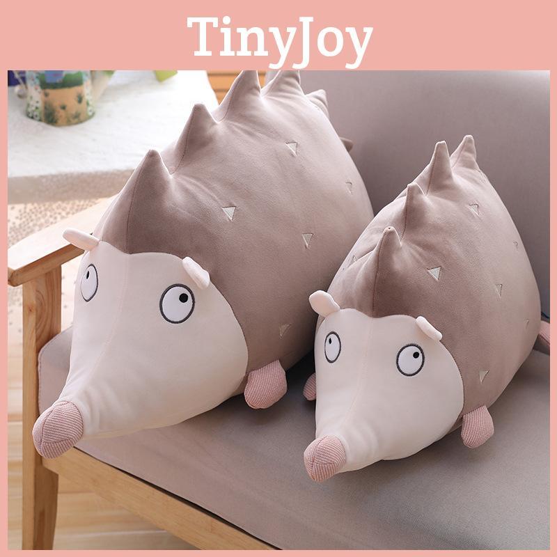 Lovable Hedgehog Plush Doll Fluffy Hugging Pillow Great For Stress Gifts Relief