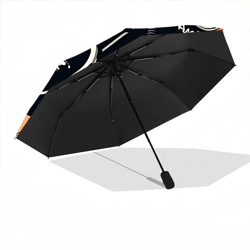 1PC Motorcycle Sunset Automatic Opening And Closing, Sturdy Iron Frame, Portable Folding Design, Suitable For Men And Women In All Seasons00