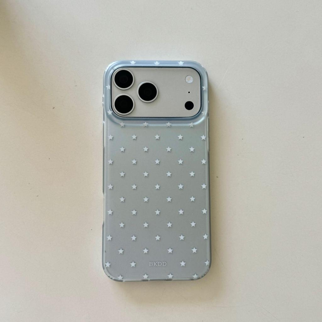 Electroplated Silver Star Anti-Fall Case for iPhone 17/16/15 Pro/Max