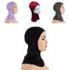 Women's Black Hijab Scarf Muslim Islamic Modal Solid Color Neck Head Under Scarf Cap