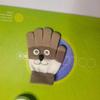 New children's gloves winter cute cartoon warm thickened warm baby gloves 2-7 years old student five-fingered hands