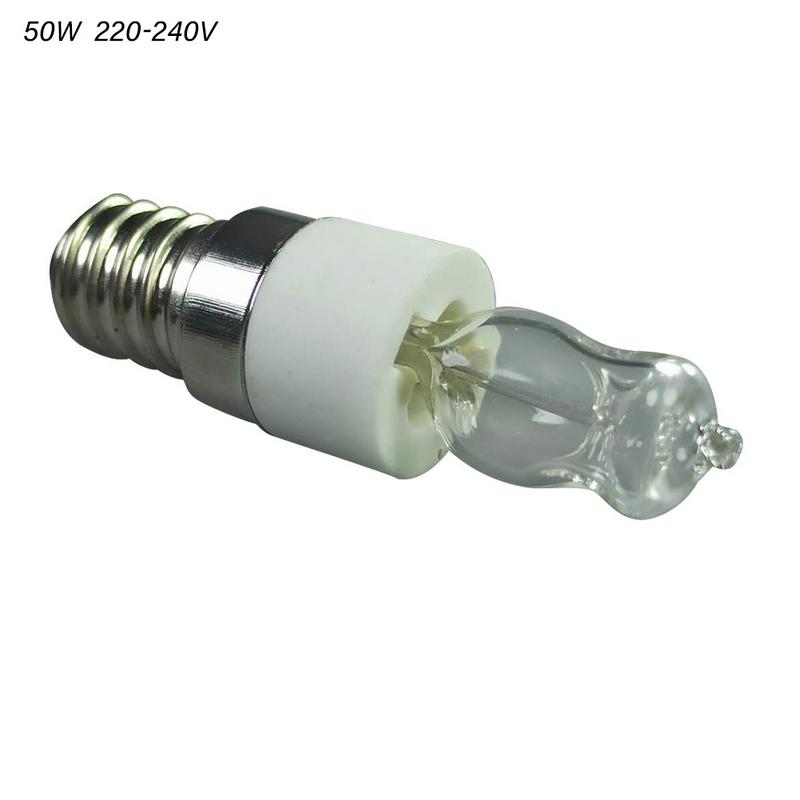 40W/50W E14 Oven Light Bulb 110V/220V Halogen Oven Lamp High Temperature 500℃ Resistant Safe Dryer Oven Light Bulb