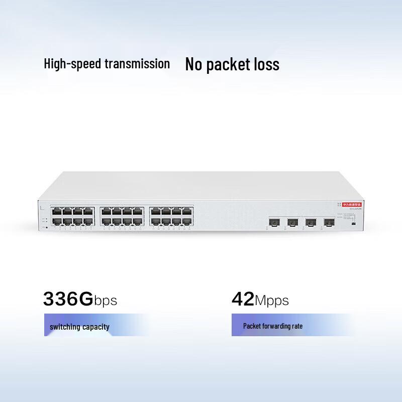 Huawei S210-24P4SR 24-Port Gigabit Web-Managed PoE Switch CN Plug (adapter Included)