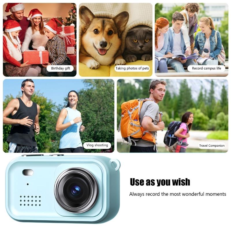 Digital Sports Camera With Fast Startup 1.47inch Lens Low Light Clarities For Action Photography Enthusiasts