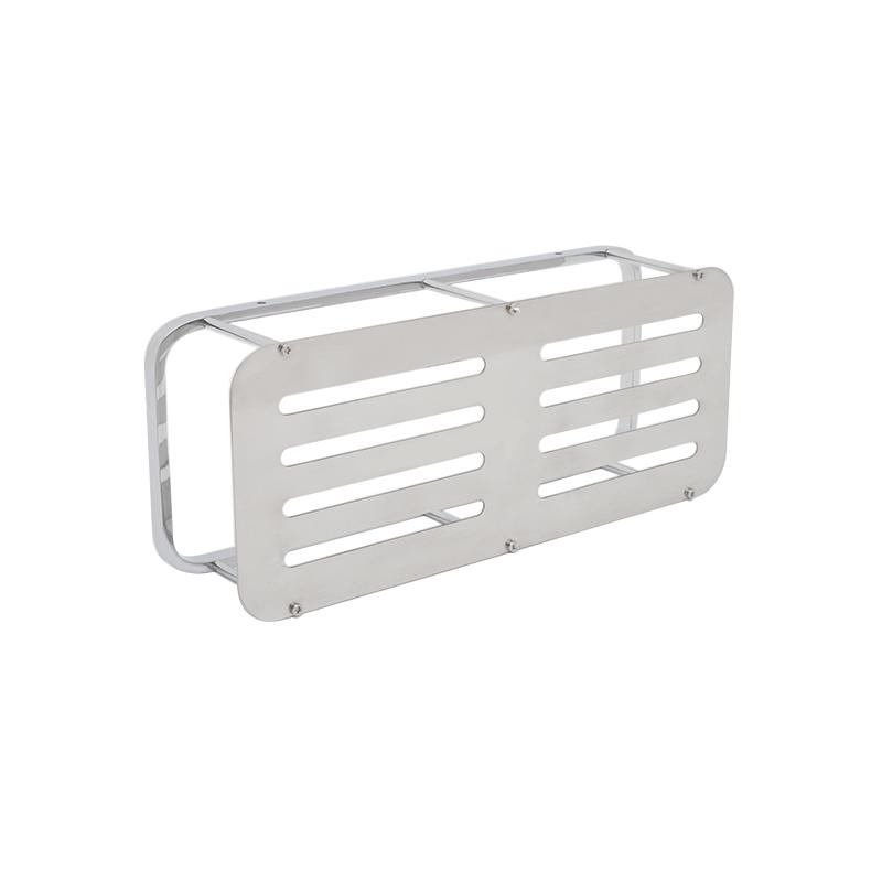 Wall-mounted Stainless Steel Bathroom Bathtub Storage Rack Corner Shower Rack Bathroom Storage Shelf