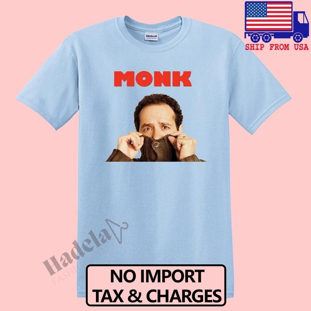 Monk TV show Men s Light Blue Size S-5XL M
