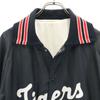ALT 80er 90er USA-Herstellung Tigers Nylonjacke Black Series Herren Gebraucht