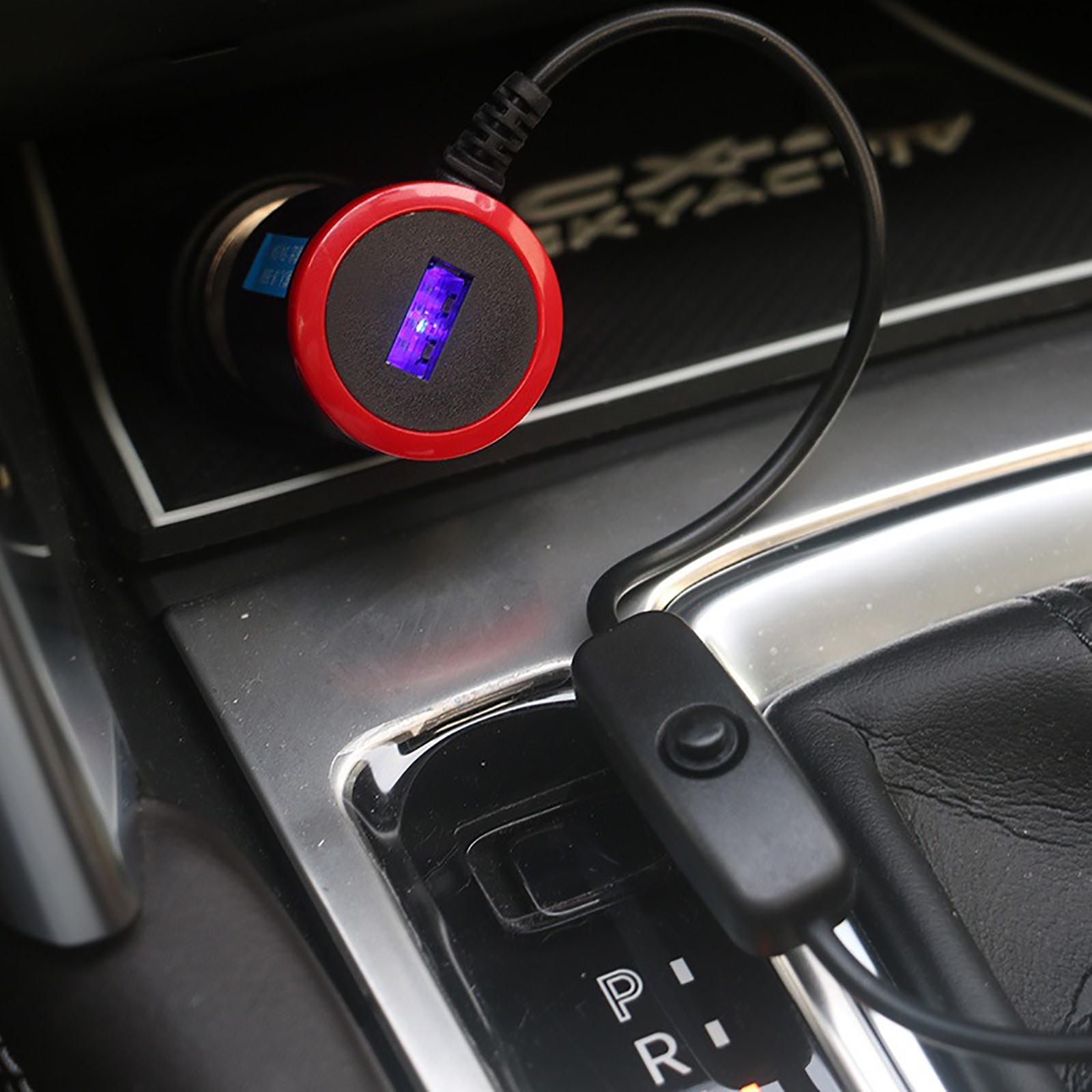 

Автомобильное зарядное устройство для видеорегистратора USB-кабель питания длиной 11 футов с прямым мини-USB-разъемом для GPS-навигатора, видеорегистратора, телефона