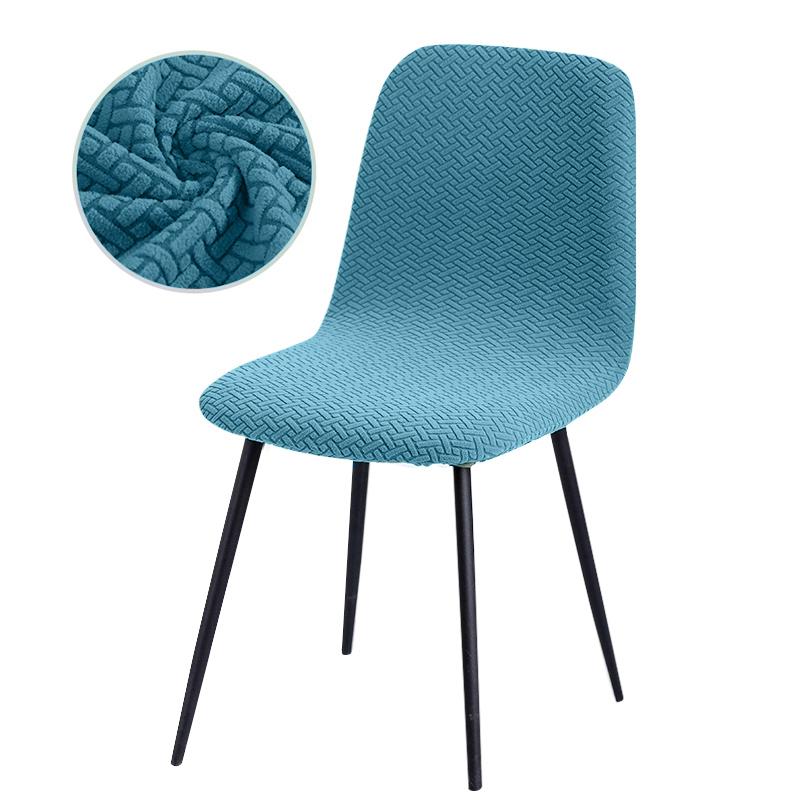 Samtstoff, 23 Farben, Stuhlbezug mit kurzer Rückenlehne, kleine Stuhlbezüge, Barstuhl-Sitzbezug für Esszimmer, Zuhause, 1/2/4/6 Stück