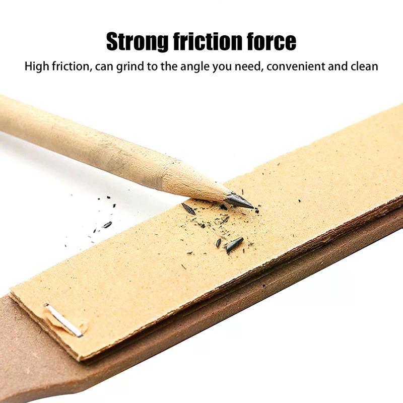 Makeup Eyebrow Pencil Sandpaper Board Grinding Tool Polishing Pen Tip Rub Brush Sharpening Sandpaper Fine Point Makeup Tool