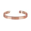 Vinterly Pure Copper Magnetic Bracelets Adjustable 8mm Knot Magnet Cuff Bangle Vintage Health Energy Jewelry Women Men Resizable