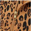 Mini Rodini 1000014113 Basic Leopard Zip Hoodie Leopard Barnhuvtröja med dragkedja