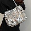 Pop-up-Tasche mit großer Kapazität, modische neue vielseitige Handtasche, Umhängetasche mit Pailletten-Achseltasche, Damentasche